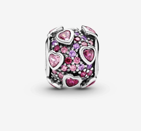 Charm Redondo Explosión de Amor Con Pavé Brillante - Imagen 3