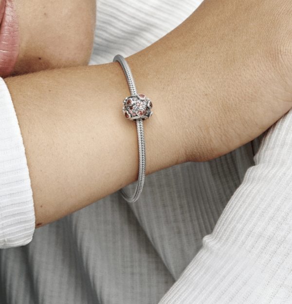 Charm Redondo Explosión de Amor Con Pavé Brillante - Imagen 2