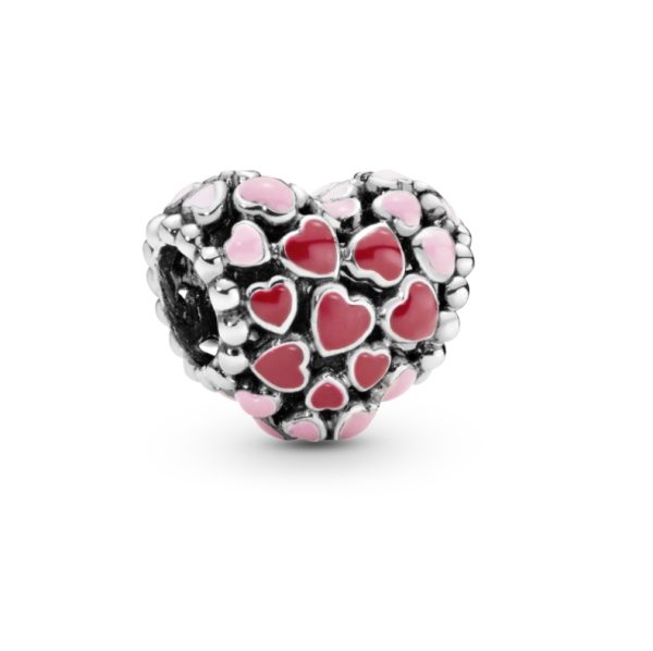 Charm Estallido de Amor Corazón Rojo