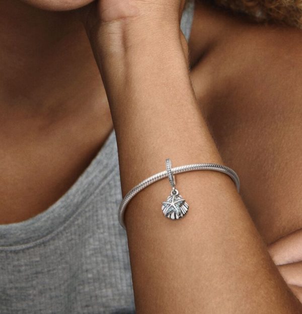 Charm Colgante Concha y Estrella de Mar - Imagen 3