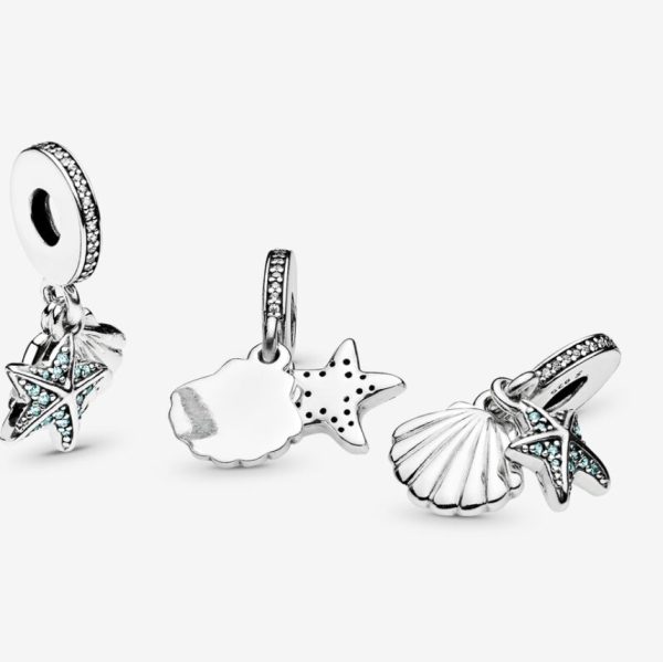 Charm Colgante Concha y Estrella de Mar - Imagen 5