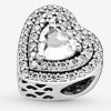 Charm Corazón Nivelado Brillante - Imagen 3