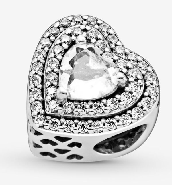 Charm Corazón Nivelado Brillante - Imagen 3