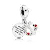 Charm Colgante Ancla Del Corazón