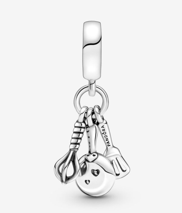 Charm Colgante Espátula, Sartén y Batidora. - Imagen 2