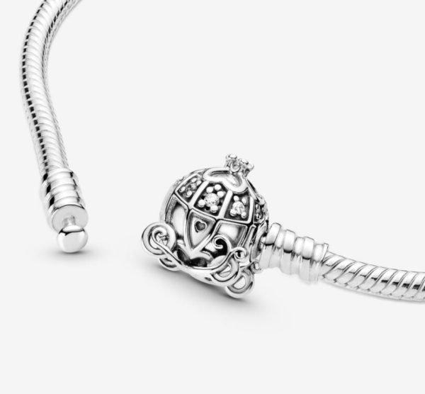 Pulsera Moments de Pandora con Cierre de Carroza Calabaza de Cenicienta de Disney - Imagen 4