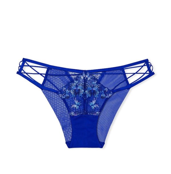 Victoria's Secret Panti Estilo Bikini de Tiras con Bordado de Mariposas - Imagen 3