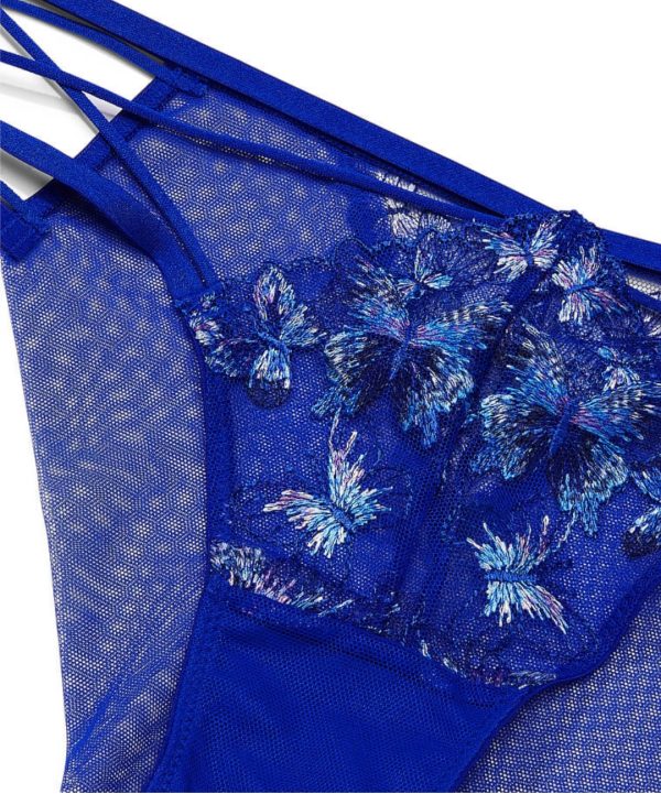 Victoria's Secret Panti Estilo Bikini de Tiras con Bordado de Mariposas - Imagen 4