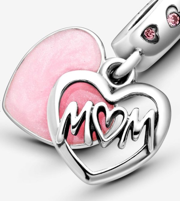 Charm Colgante Corazón Mum - Imagen 2