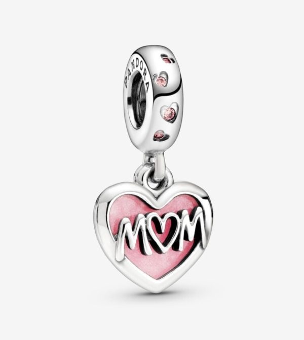 Charm Colgante Corazón Mum