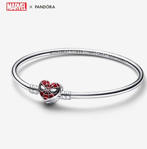 Pulsera rígida con Cierre de Man de Marvel