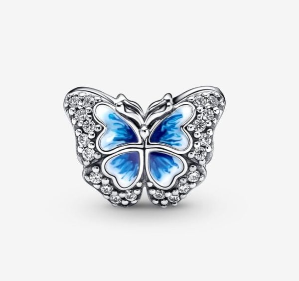 Charm Mariposa Azul Brillante - Imagen 4