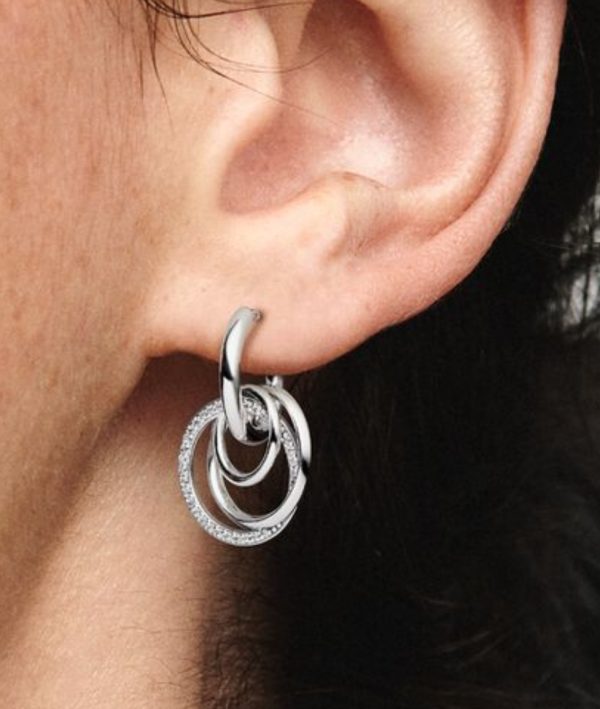 Pendientes de Aro Círculo Familiar Siempre - Imagen 2