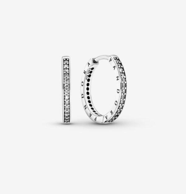 Pendientes de Aro Logo Pandora