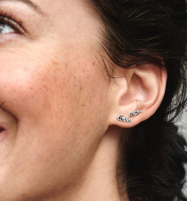 Pendientes de Botón Amor Mamá - Imagen 2
