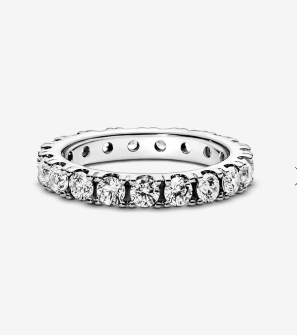 Anillo Eternity Brillante Pandora Talla 8 - Imagen 4