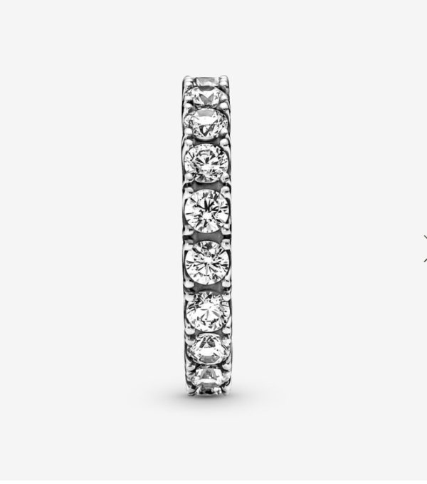 Anillo Eternity Brillante Pandora Talla 8 - Imagen 5