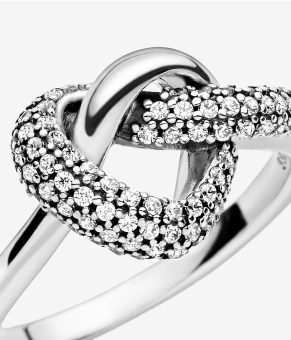 Anillo en Plata de Ley Corazón Anudado - Imagen 4