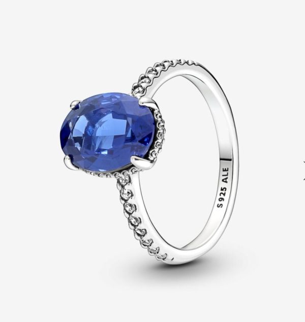 Anillo de compromiso Halo Brillante Pandora Talla 8