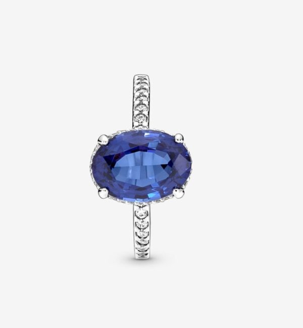 Anillo de compromiso Halo Brillante Pandora Talla 8 - Imagen 5