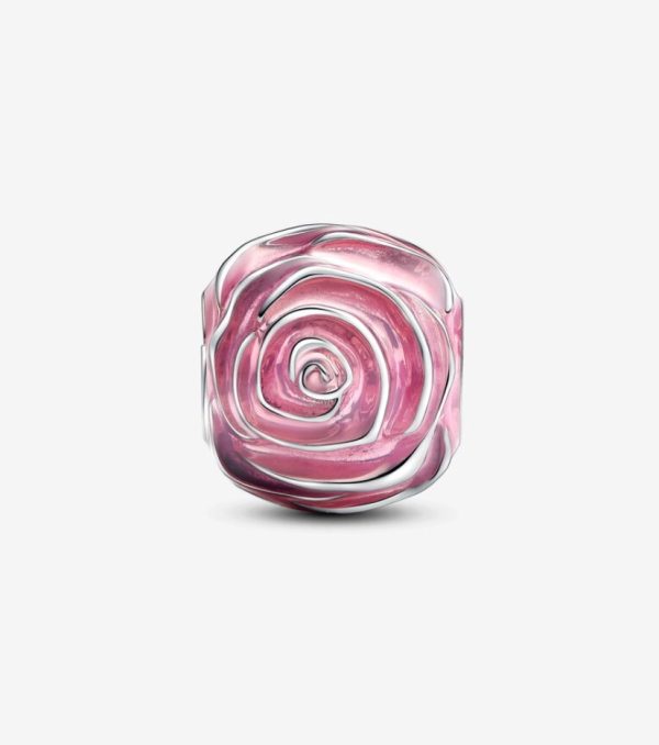 Charm Rosa Rosa Floreciendo - Imagen 3