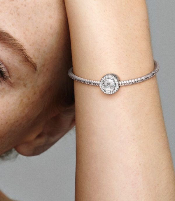 Charm De Plata Corazones Radiantes - Imagen 2