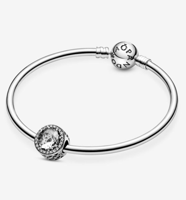 Charm De Plata Corazones Radiantes - Imagen 4