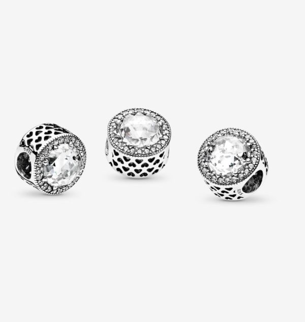 Charm De Plata Corazones Radiantes - Imagen 5