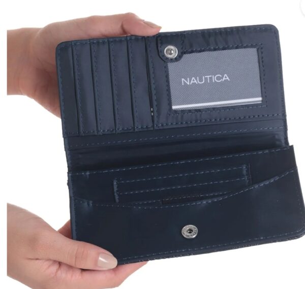 Billetera Náutica Azul Logotipo - Imagen 5