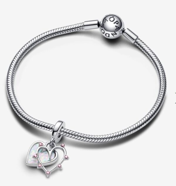 Charm Colgante Doble Opalescente de la Amistad - Imagen 3