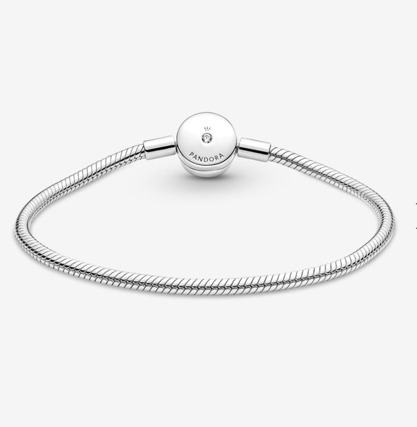 Pandora Moments Halo Pulsera De Cadena De Serpiente - Imagen 4