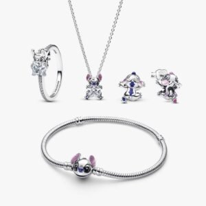 Conjunto de joyería de colección completa de Disney x Pandora Lilo y Stitch